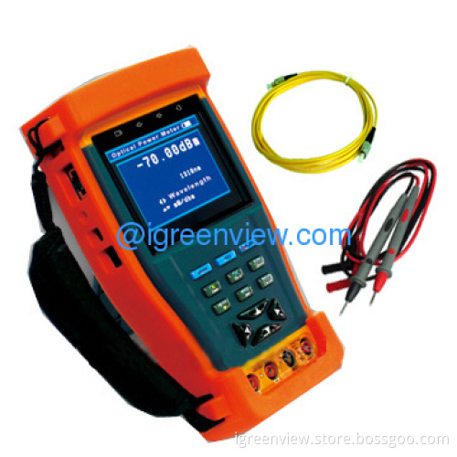 3.5"tft-lcd Cctv Tester Wiht Audio Testing, Digital Multimeter, Optical Power Meter,